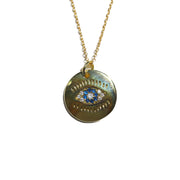 Pave Sapphire Guide Necklace