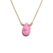 Pink Moonstone Little Gemstone Necklace
