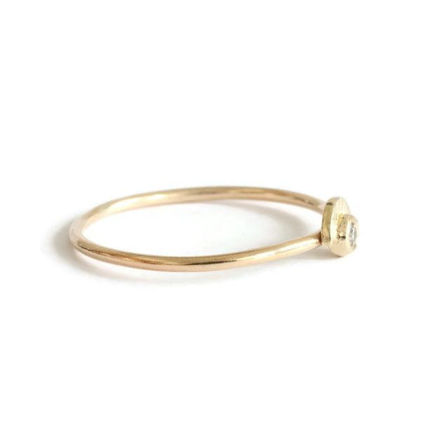 Sunshine Diamond Ring -R115YG, R115RG,