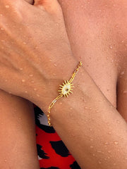 Evil Eye Gold Vermeil Bracelet