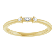 Lueur Marquise 14K Gold Diamond Ring