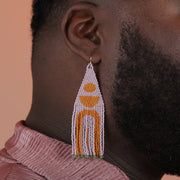 Stacked Waterfall Beaded Earrings (3 Colorways)