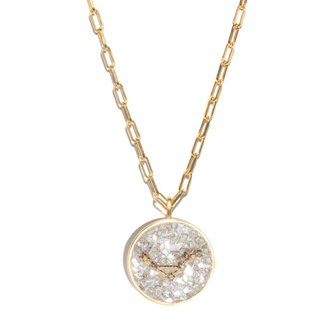 Libra Gold Vermeil Pendant Necklace