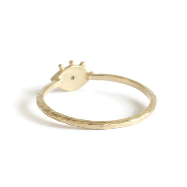 Tiny Eye Ring -R114YG, R114RG