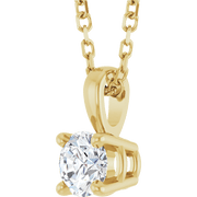 Éclat Doré Lab-Grown/Natural Diamond Pendant Necklace