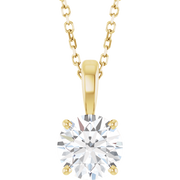 Éclat Doré Lab-Grown/Natural Diamond Pendant Necklace