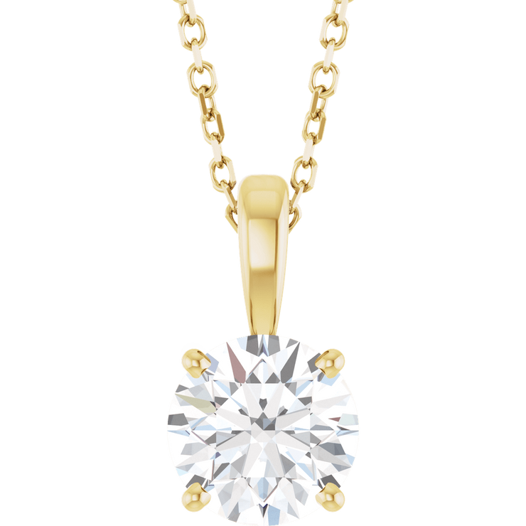 Éclat Doré Lab-Grown/Natural Diamond Pendant Necklace