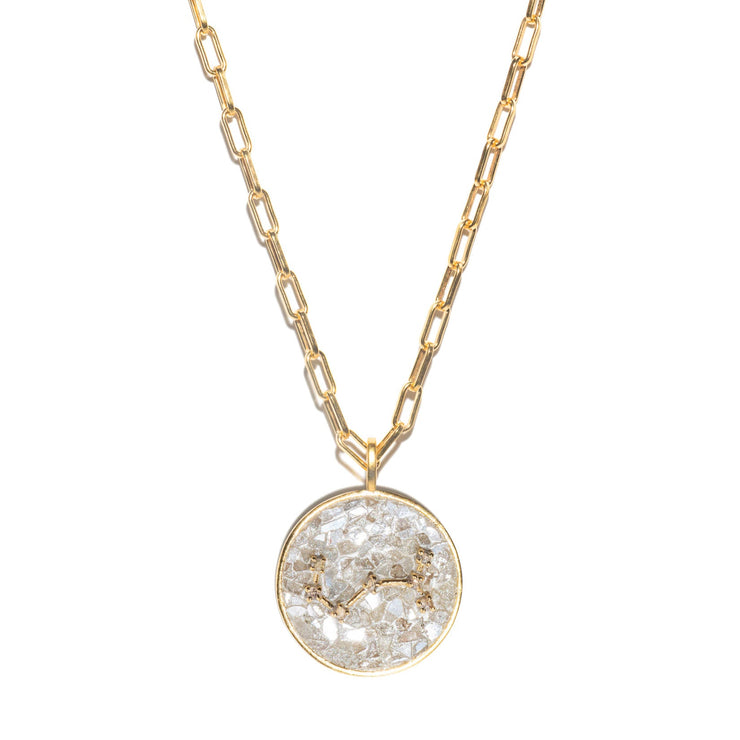 Scorpio Gold Vermeil Pendant Necklace