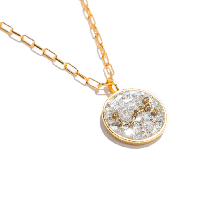 Scorpio Gold Vermeil Pendant Necklace