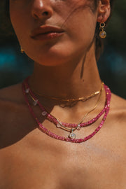 Pink Tourmaline Nantucket Necklace