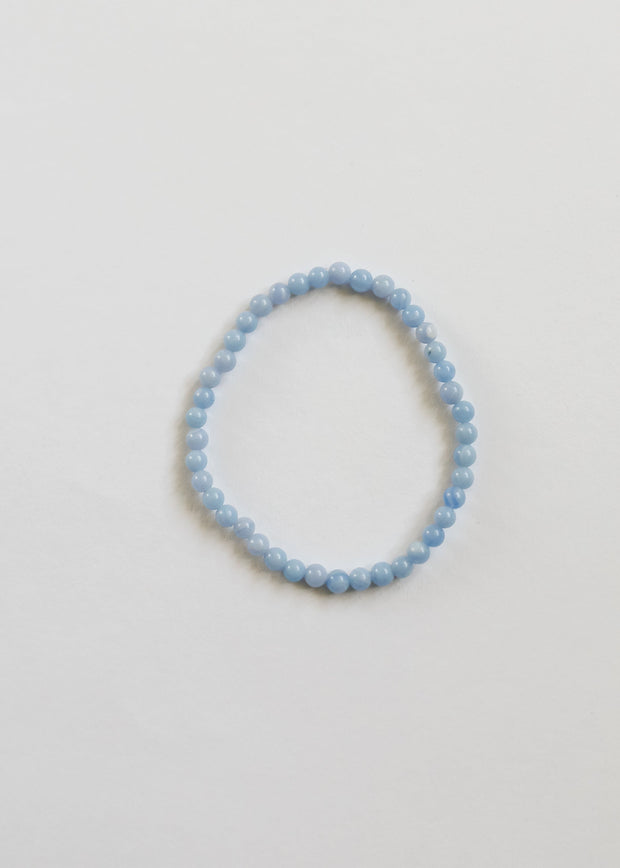 Polished Blue Lace Agate || Adult Bracelet