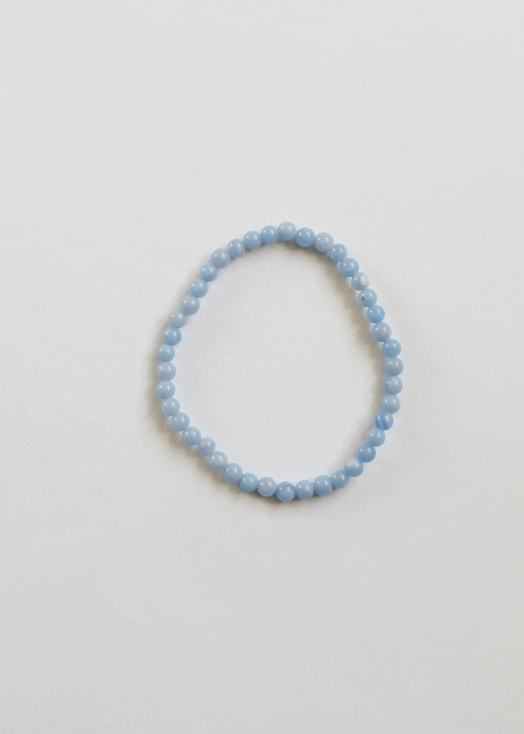 Polished Blue Lace Agate || Adult Bracelet