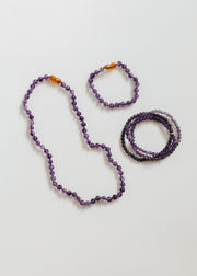 Pure Gemstone + Amethyst || Necklace