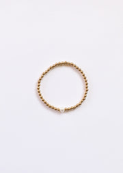 14k Gold Filled + Pearl || Bracelet