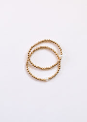 14k Gold Filled + Pearl || Bracelet
