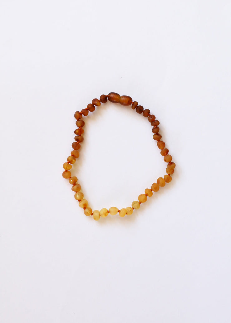 Raw Baltic Amber + Sunflower || Necklace ||