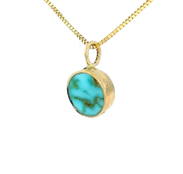 Circ Necklace - Small - Turquoise