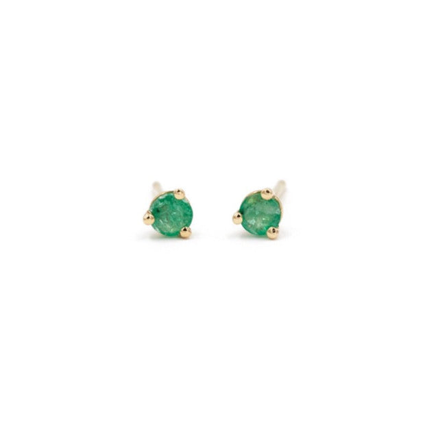 Emerald Studs