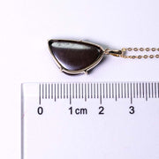 9.08ct Australian Boulder Opal Pendant Necklace 14K Yellow Gold