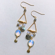 Opal Quartz Chandie Earrings