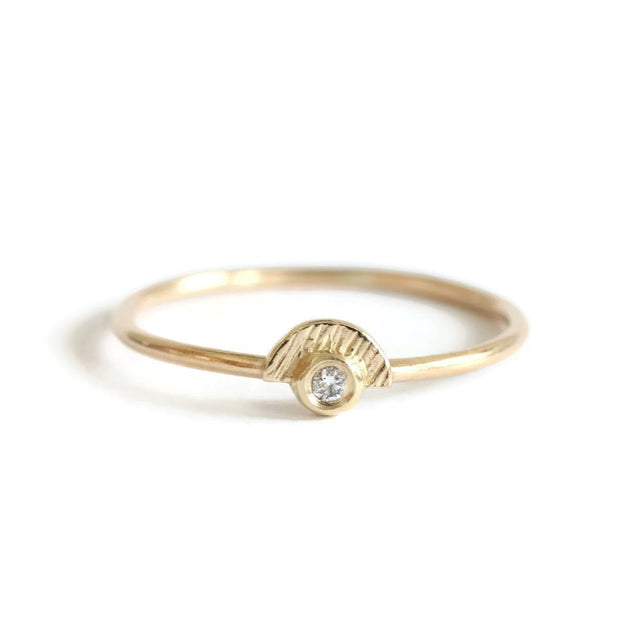 Sunshine Diamond Ring -R115YG, R115RG,