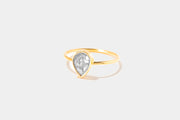 Raw Uncut Gold Vermeil Ring