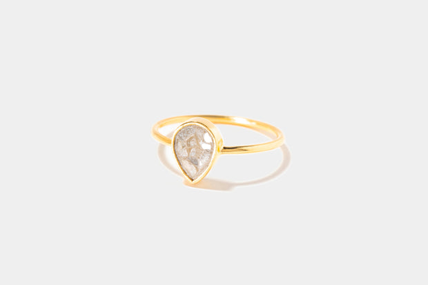 Raw Uncut Gold Vermeil Ring
