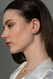 Tiid Gold Vermeil Stud Earrings
