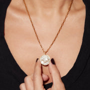 Aquarius Gold Vermeil Pendant Necklace