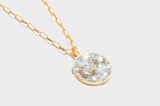 Aries Gold Vermeil Pendant Necklace