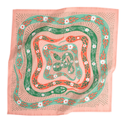 No. 069 Snakes Pink Bandana