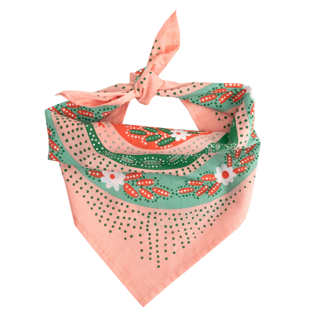 No. 069 Snakes Pink Bandana