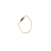 Sapphire baguette ring