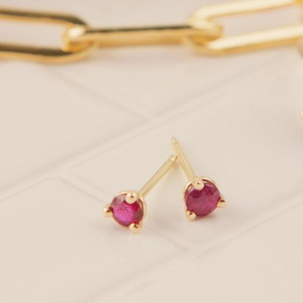 Ruby Studs