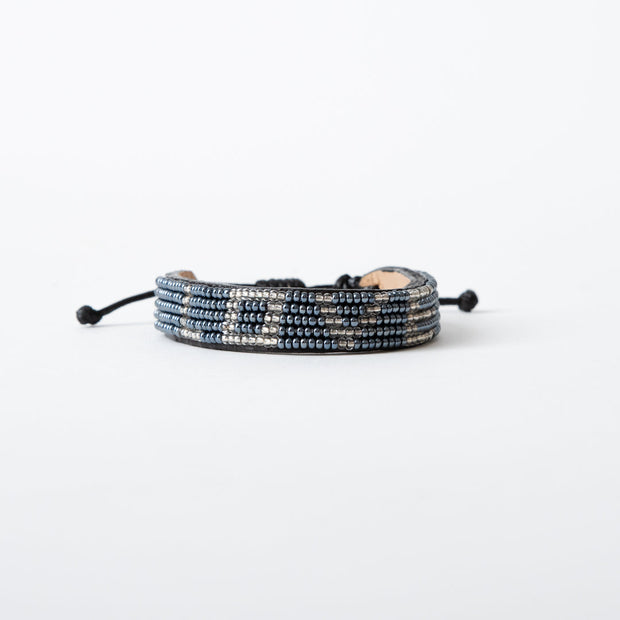 LOVE Bracelet - Gunmetal/Silver