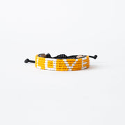 LOVE Bracelet - Orange/White