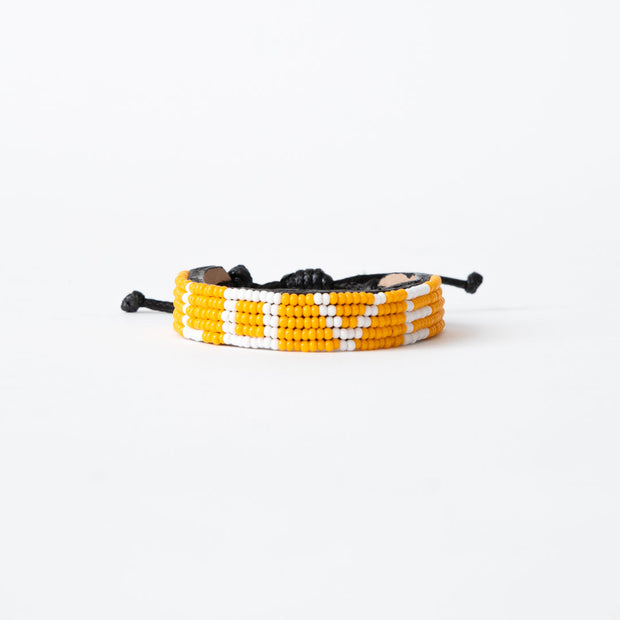 LOVE Bracelet - Orange/White