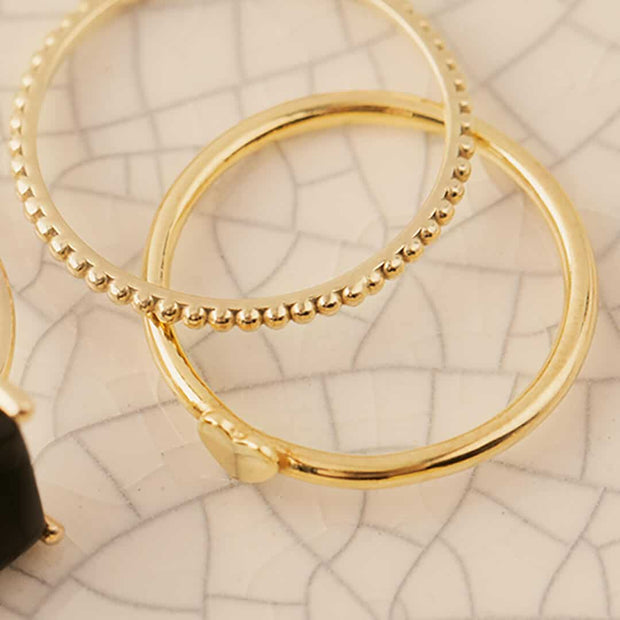 Beaded Band Ring