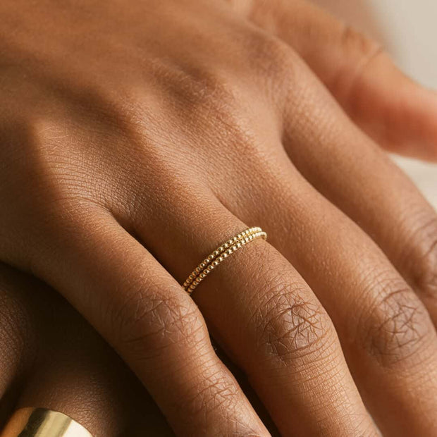 Beaded Band Ring