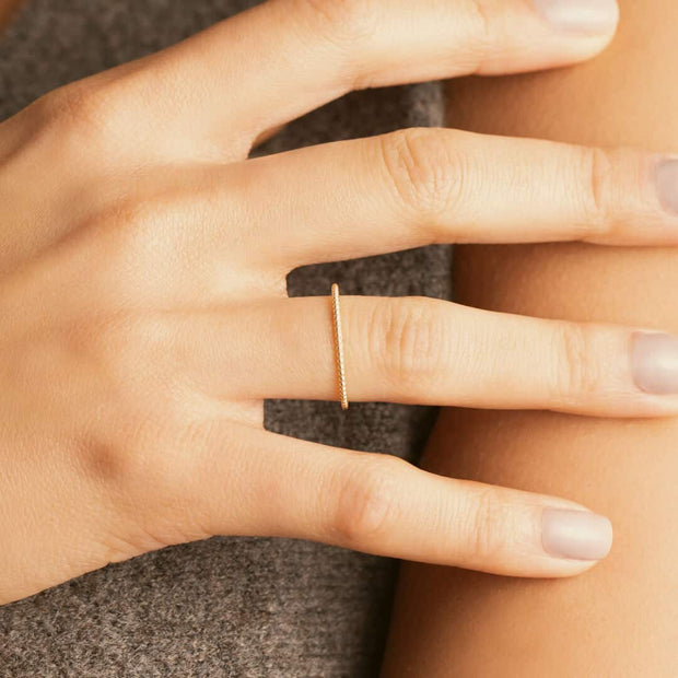 Beaded Band Ring