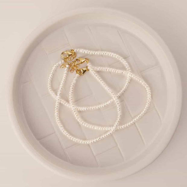 Button Pearl Bracelet