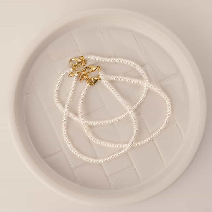 Button Pearl Bracelet
