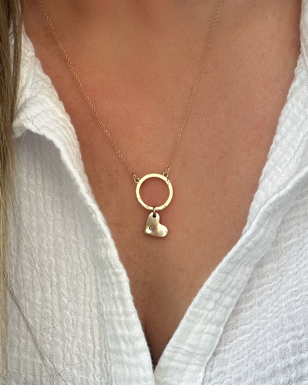 Circle Lock Necklace