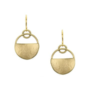 Small Round Basket Wire Earrings