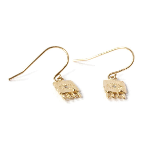 Spirit Eye Earring -Tear -E119YG, E119RG, E119WG