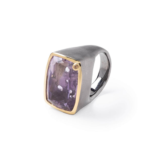 Haan Amethyst and Sapphire Ring