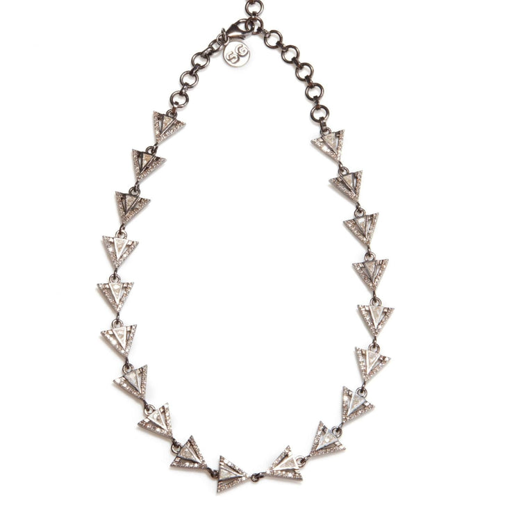 Enkel Bowtie Oxidized Necklace