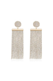 All the Movement Crystal Fringe Earrings