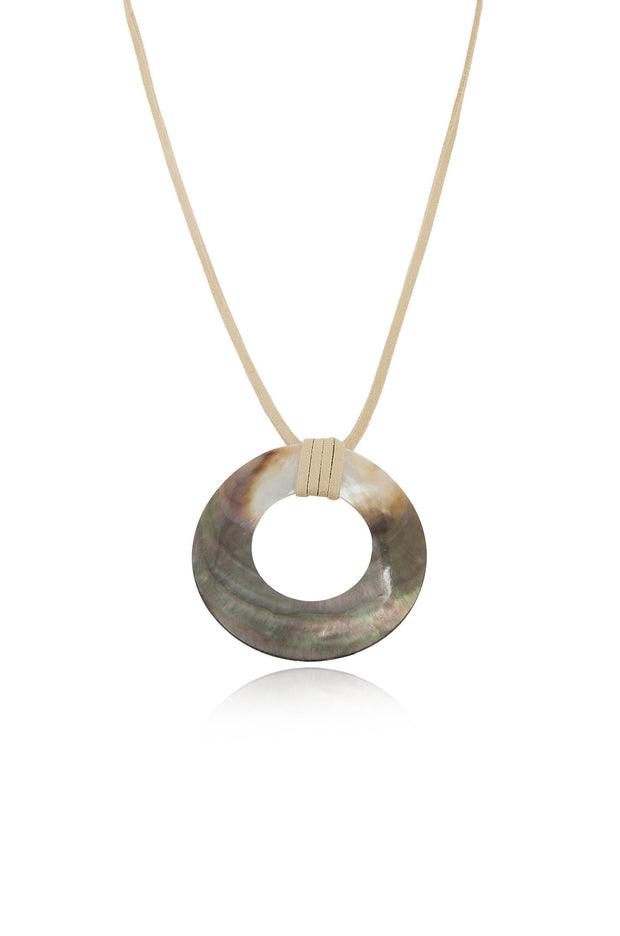 Iridescent Shell Necklace