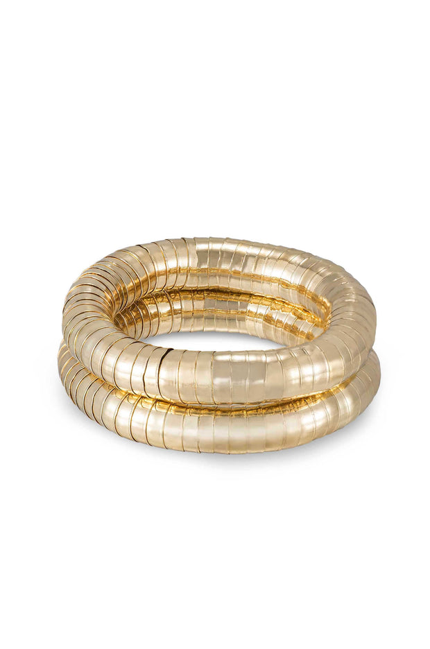 Liquid Gold Stretch Bracelet Set